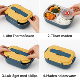 Thermische Edelstahl Lunchbox – Warmhaltend & Auslaufsicher