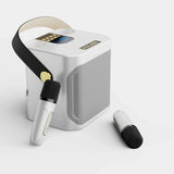 Tragbarer Karaoke Bluetooth Lautsprecher mit 360° Surround und Subwoofer