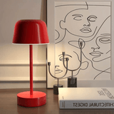 Kabellose Bauhaus Tischlampe Minimalistisch und Stilvoll