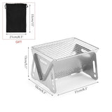 Tragbarer Faltbarer Grill für Sommerabenteuer